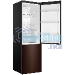 Холодильник Haier C4F740CLBGU1 коричневый двухкамерный 286/115л морозилка снизу, No Frost