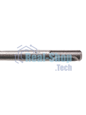 Бур по бетону Denzel двойная спираль, Cobalt W-tip, 10x210 мм, SDS PLUS