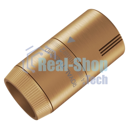 Термоголовка жидкостная Royal Thermo Design М30х1,5 (золото матовое)