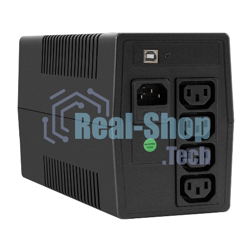 Источник бесперебойного питания ExeGate Smart LB-1000.LCD.AVR.4C13.USB (1000VA/650W, LCD, AVR, 4*C13, USB, батарея 12V 9Ah, черный)