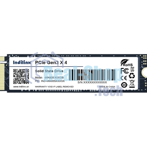 Накопитель SSD Indilinx 512Gb M.2 2280 NVME PCI-E (IND-4XN80S512GX)
