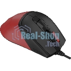 Мышь проводная A4Tech Fstyler FM45S Air красный/черный, 2400 dpi, USB, кнопки - 7