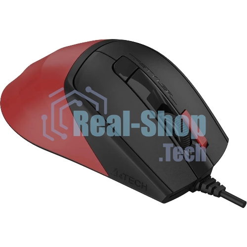 Мышь проводная A4Tech Fstyler FM45S Air красный/черный, 2400 dpi, USB, кнопки - 7