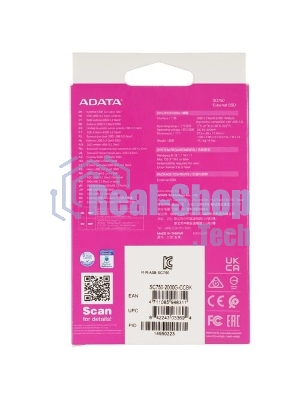Внешний SSD ADATA SC750, 2TB, USB 3.2 Gen 2 Type-C, R/W 1050/1000, черный