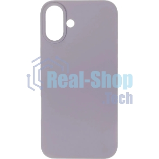 Чехол (клип-кейс) BoraSCO для Apple iPhone 16 Plus Microfiber Case лавандовый (73686)