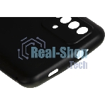 Чехол (клип-кейс) BORASCO Silicone Case, для Xiaomi Redmi 9t, черный