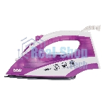 Утюг BBK ISE-1802 фиолетовый/белый, 1800 Вт, 20 г/мин, 60 г/мин, 180 мл
