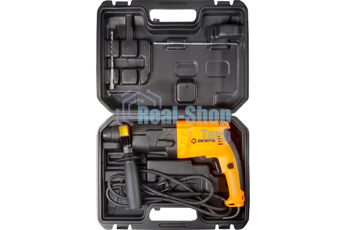Перфоратор Вихрь П-650к, SDS-plus, 650 Вт, 2,6 Дж, от сети