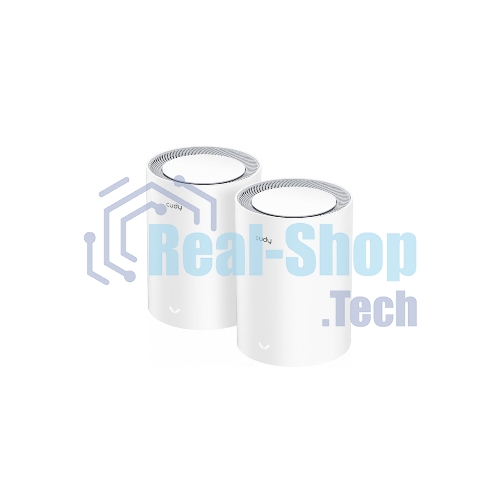 Бесшовный Mesh роутер Cudy M3000(2-PACK) AX3000 10/100/1000/2500BASE-T, белый (упак.:2шт)
