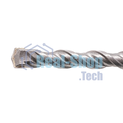 Бур по бетону Denzel двойная спираль, Cobalt W-tip, 10x260 мм, SDS PLUS