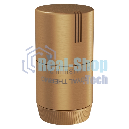 Термоголовка жидкостная Royal Thermo Design М30х1,5 (золото матовое)