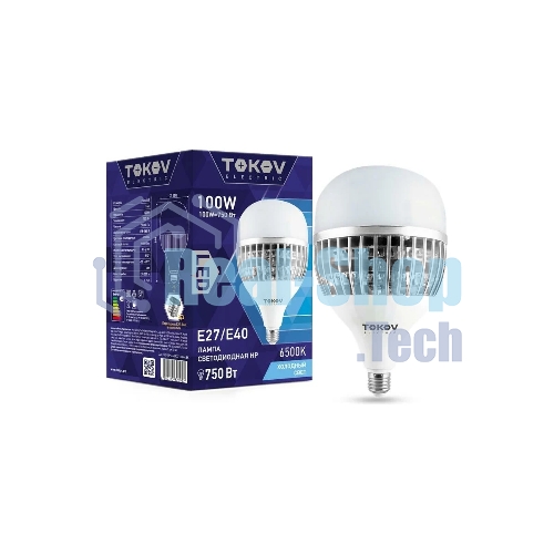 Лампа светодиодная TOKOV ELECTRIC 100Вт HP 6500К E40/Е27 176-264В
