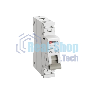 Выключатель автоматический 1п C 6А 4.5кА ВА 47-63N PROxima EKF M634106C