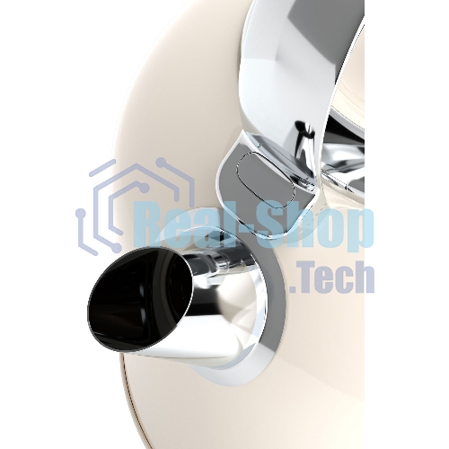Чайник электрический Candy CK-205 1.7л. 2200Вт слоновая кость корпус: нерж.сталь