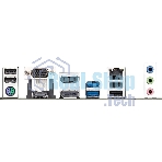 Материнская плата Gigabyte H610I, LGA 1700, Intel H610, 2xDDR5, 4xSATA, 1xM.2, 1xPCIe 4.0 x16, 1xHDMI, 1xVGA, 2xDP, 1x 1Gb LAN, 2xUSB-A 3.2 Gen 1, 4xUSB-A 2.0, 3x 3.5 мм, 7.1, Mini-ITX