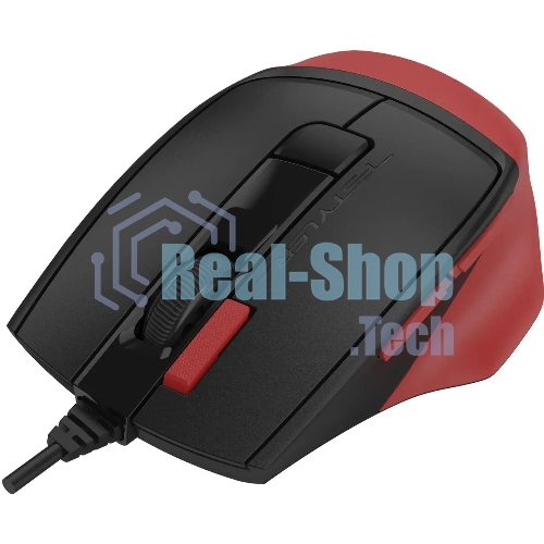 Мышь проводная A4Tech Fstyler FM45S Air красный/черный, 2400 dpi, USB, кнопки - 7