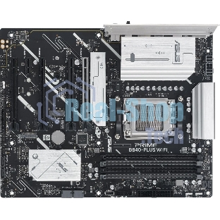 Материнская плата ASUS PRIME B840-PLUS WIFI, AM5, AMD B840, 4xDDR5, 4xSATA, 3xM.2, 1xPCIe 4.0 x16, 1xPCIe 3.0 x16, 2xPCIe 3.0 x16, 1xPCIe 3.0 x1, 1xDP, 1xHDMI, 1x 2.5Gb LAN, 8xUSB-A, 3x3.5 мм, 7.1, ATX