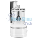 Кухонный комбайн KitchenAid 5KFP1318EWH, мощность 400 Вт, объем чаши 3.1 л, импульсный режим, белый
