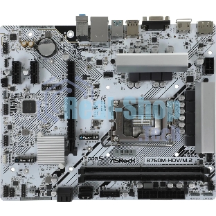 Материнская плата ASRock B760M-HDV/M.2, LGA 1700, Intel B760, 2xDDR5, 4xSATA, 2xM.2, 1xPCI-E 4.0 x16, 2xPCI-E x1, 1xDP, 1xHDMI, 1xVGA, 1x 2.5Gb LAN, 2xUSB-A 3.2 Gen 1, 3xUSB 2.0, 3x3.5 мм, 7.1, Micro-ATX