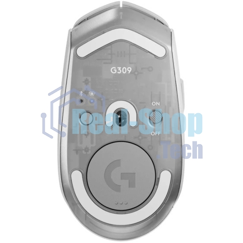 Мышь беспроводная Logitech G309 Lightspeed белый, 25600 dpi, радиоканал, Bluetooth, USB, кнопки - 6