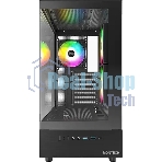 Компьютерный корпус Montech XR черный без БП ATX 3x120мм 2xUSB3.0 1xUSB3.1 audio bott PSU