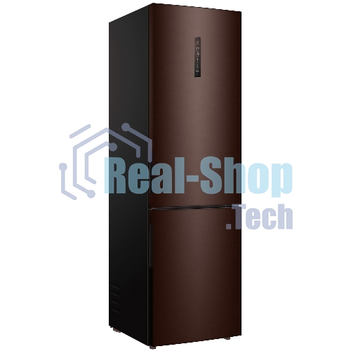 Холодильник Haier C4F740CLBGU1 коричневый двухкамерный 286/115л морозилка снизу, No Frost