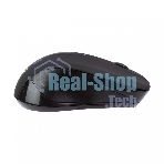 Мышь беспроводная HIPER HOMW-101, 1000-1600 dpi, оптический, 4 кнопки, Soft-touch покрытие, USB-приемник, 2,4 ГГц, батарея 1хАА, черный (HOMW-101)