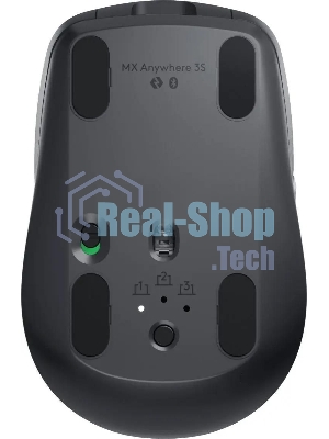 Мышь беспроводная/проводная Logitech MX Anywhere 3S графитовый, 8000 dpi, радиоканал, Bluetooth, USB, кнопки - 6