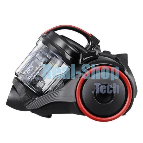 Пылесос Samsung VC15K4116VR/EV красный/черный, 390/1500 Вт, уборка сухая, пылесборник контейнер 1.3 л