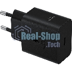 Сетевое зарядное устройство Samsung 45W (USB Type-C порт, кабель USB Type-C в комплекте), черное