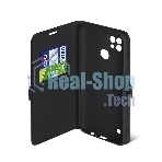 Чехол (флип-кейс) DF rmFlip-16, для Realme C21, черный df rmflip-16 (black)