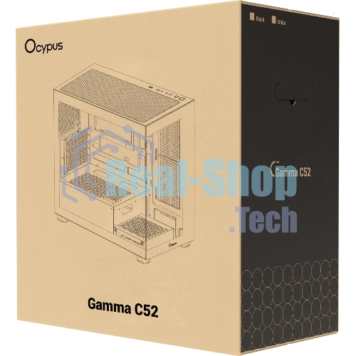 Корпус Ocypus Gamma C52 WH, Mini-Tower, белый