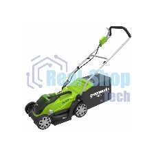 Газонокосилка аккумуляторная GreenWorks G40LM35, 40V, 35 см, без АКБ и ЗУ