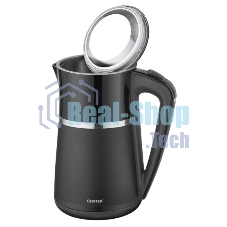 Чайник электрический Centek CT-0028 черный, 1.7 л, 2200 Вт, скрытый нагревательный элемент