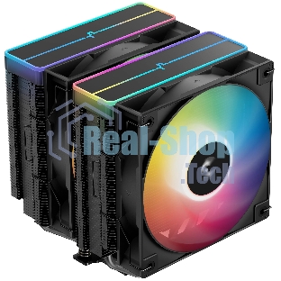 Кулер для процессора DEEPCOOL AG620 BK ARGB V2 черный 120мм алюминий+медь 1850rpm 29.4db 4-pin 260W 157мм