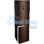 Холодильник Haier C4F740CLBGU1 коричневый двухкамерный 286/115л морозилка снизу, No Frost