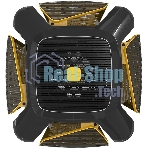 Компьютерный корпус без блока питания Geometric Future Model 2 The Ark, Mini-Tower, no fans, 3xUSB-A 3.0, 1xUSB 3.2 Type-C, mATX, mITX Black/Gold