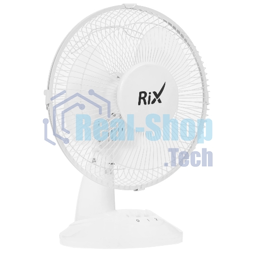 Вентилятор настольный Rix RDF-2200W белый