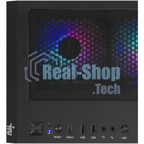 Компьютер IRU Tactio 510B7GP TWR i7 14700F (2.1) 64Gb SSD1Tb RTX5060TI 16Gb FreeDOS GbitEth 650W черный (RUS) (2146242)