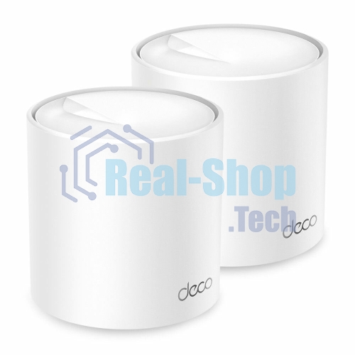 Бесшовный Mesh роутер TP-Link Deco X50(2-Pack) AX3000 10/100/1000BASE-TX