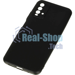 Чехол (клип-кейс) BORASCO Silicone Case, для Xiaomi Redmi 9t, черный