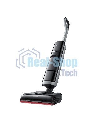 Пылесос вертикальный моющий Dreame Wet& Dry Cordless Vacuum Cleaner H15 Pro Heat черный, питание от аккумулятора, 400 Вт, уборка влажная/сухая, пылесборник 0.7 л