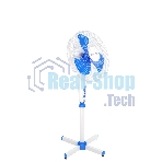 Вентилятор напольный Maxvi FS1645 white-blue