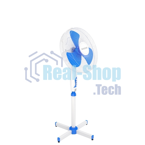 Вентилятор напольный Maxvi FS1645 white-blue