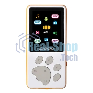 Плеер Hi-Fi Flash Digma S4 8Gb белый/оранжевый/1.8