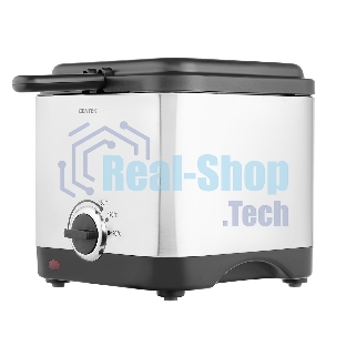 Фритюрница Centek CT-1430 900 Вт объем 1,5лЧаша - антипригарная, стальной корпус, окно