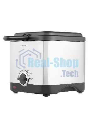Фритюрница Centek CT-1430 серебристый, 900 Вт, 1.5 л, 0.5 кг, антипригарное покрытие