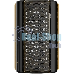 Компьютерный корпус без блока питания Geometric Future Model 2 The Ark, Mini-Tower, no fans, 3xUSB-A 3.0, 1xUSB 3.2 Type-C, mATX, mITX Black/Gold