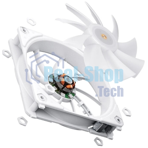 Вентилятор для корпуса JONSBO ZF-120W (120x120x25мм, 4-pin PWM, ARGb, 61.0CFM, 28.9dBA, 1500RPM, белый, 3pcs)