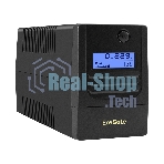 Источник бесперебойного питания ExeGate Smart LB-1000.LCD.AVR.4C13.USB (1000VA/650W, LCD, AVR, 4*C13, USB, батарея 12V 9Ah, черный)